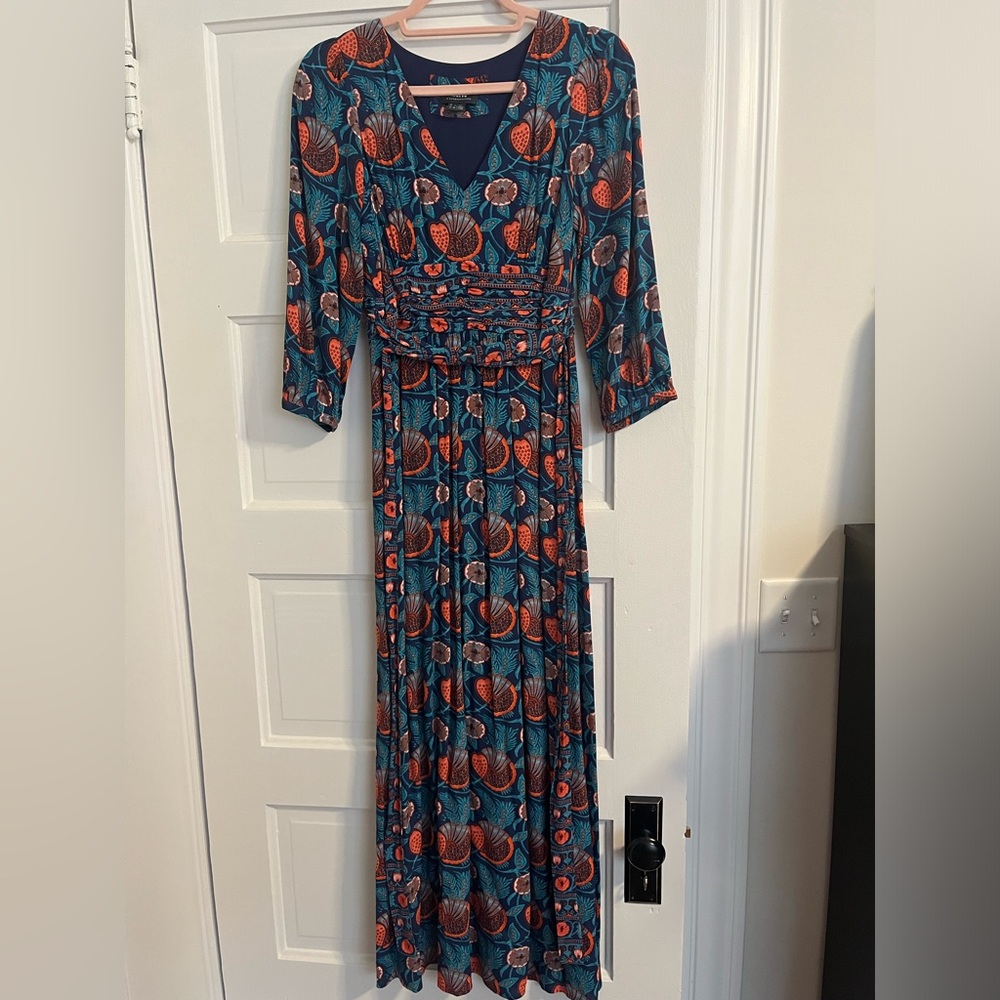 Maeve beach dress seashell long sleeve